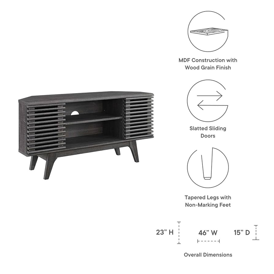 Amazon.com: Modway Render Mid-Century Modern Low Profile 46